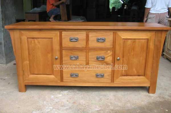 Bufet Minimalis Kayu Jati, Jual Bufet Minimalis Jati Harga Murah
