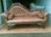 Bangku Sofa Lois Mawar Kayu Jati