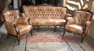 Sofa Tamu Elegant Kayu Jati