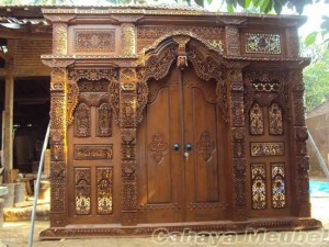 Jual Pintu Gebyok Ukir Kayu Jati Jepara