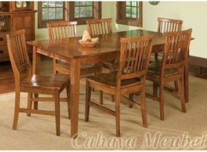 Set Kursi Makan Minimalis Furniture Jati Jepara