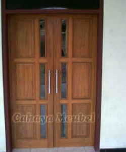 Pintu Rumah Minimalis Kayu Jati