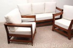 Furniture MInimalis Set Kursi Tamu Jati Modern