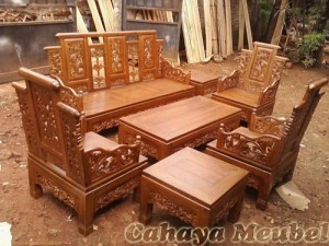 Mebel Ukir Jepara Jual Kursi Tamu Hongkong Kayu Jati