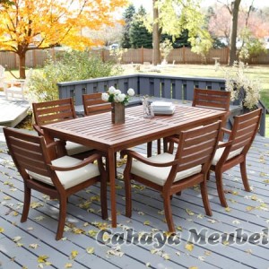 Furniture Jati Jual Set Kursi Makan Modern Jepara