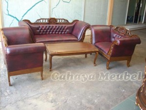 Sofa Tamu Ukir Kayu Jati Jepara