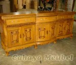 Bufet Spanyol Ukiran Jepara Furniture Jati