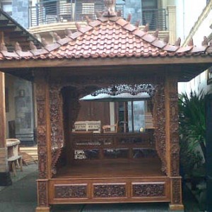 Jual Gazebo Kayu Jati Ukiran Jepara