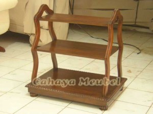 Tempat Hiasan Kecil Kayu Jati