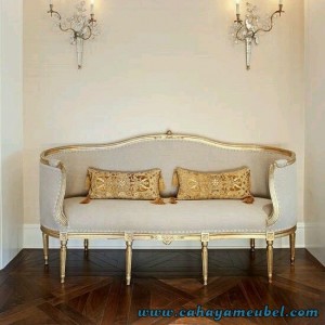 Sofa Bed Klasik Gold Ukir Jepara