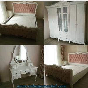 Kamar Set Minimalis Duco Putih Jepara