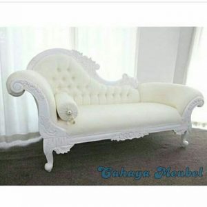 Sofa Lois Warna Putih Ukiran