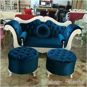 Set Sofa Pelaminan Duco Putih