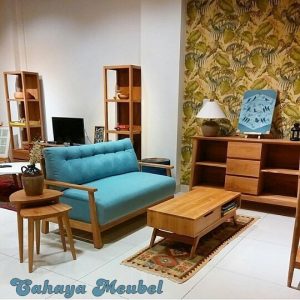 Kursi Tamu Retro Modern Kayu Jati