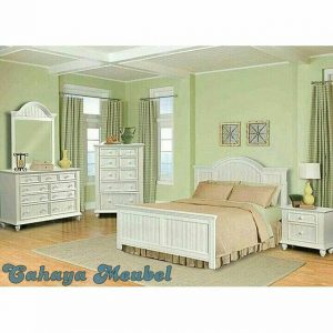 Set Kamar Tidur Minimalis Putih Duco Jepara