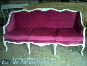 Sofa Ruang Tamu Shabby Duco Putih