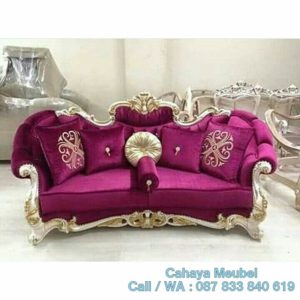 Sofa Klasik Mewah Gold Ukir Jepara