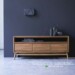 Meja Tv Minimalis Scandinavian Kayu Jati