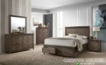 Kamar Tidur Set Minimalis Vintage Kayu Jati